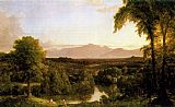 Early Canvas Paintings - View on the Catskill - Early Autumn